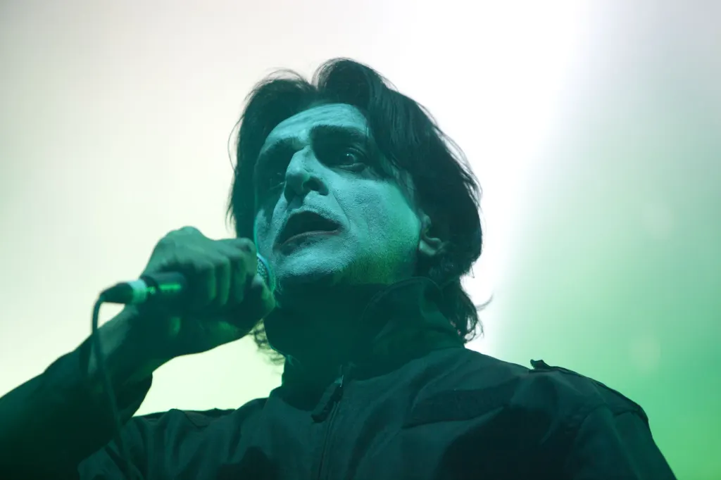 Jaz Coleman of Killing Joke performing at Sonisphere 2011